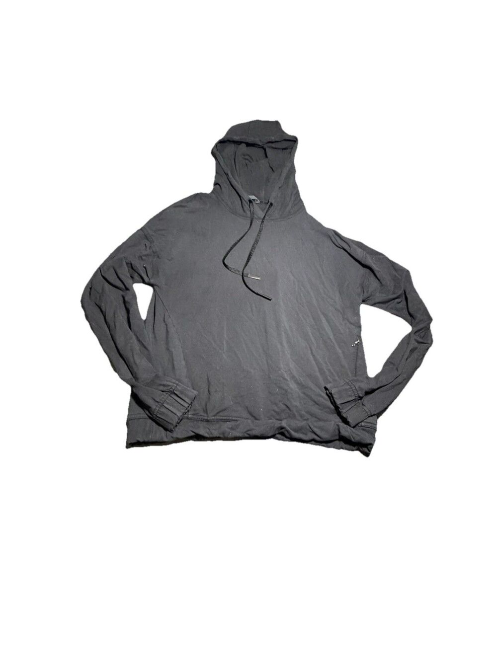 Lululemon Twisted & Tucked Pullover Hoodie Dark Gray Womens Size 4